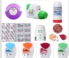 吸入指導体験に用いるデバイスの一部